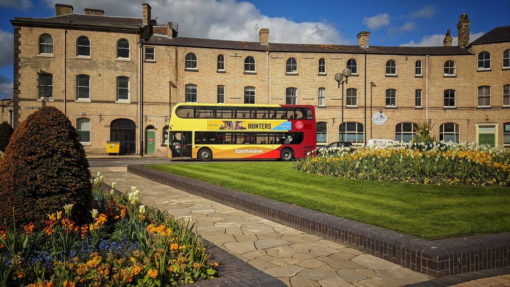 East Yorkshire bus in Quenns Gardens, Hull