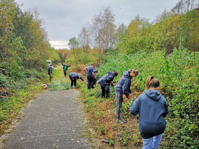 Hull's young green influencers, leading the way on social action projects.