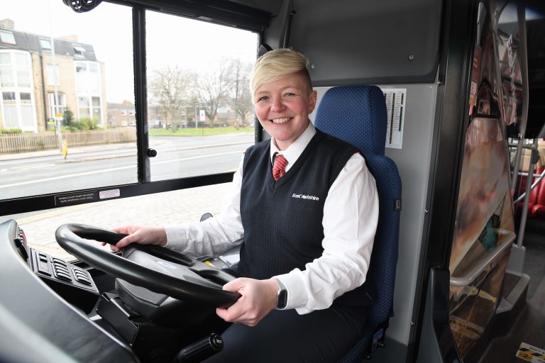 dr driving bus