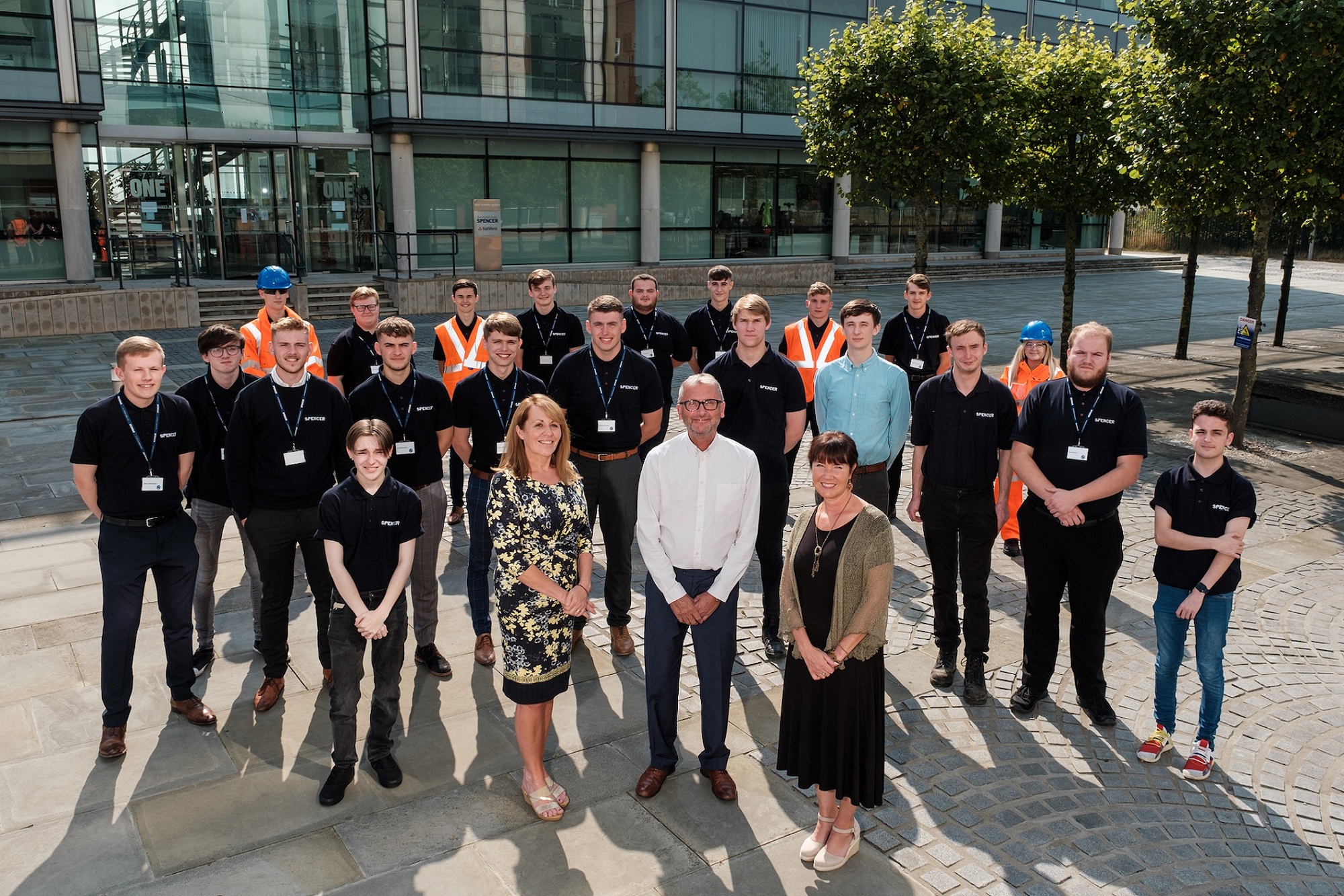 Largest ever intake of Spencer Group apprentices all secure fulltime