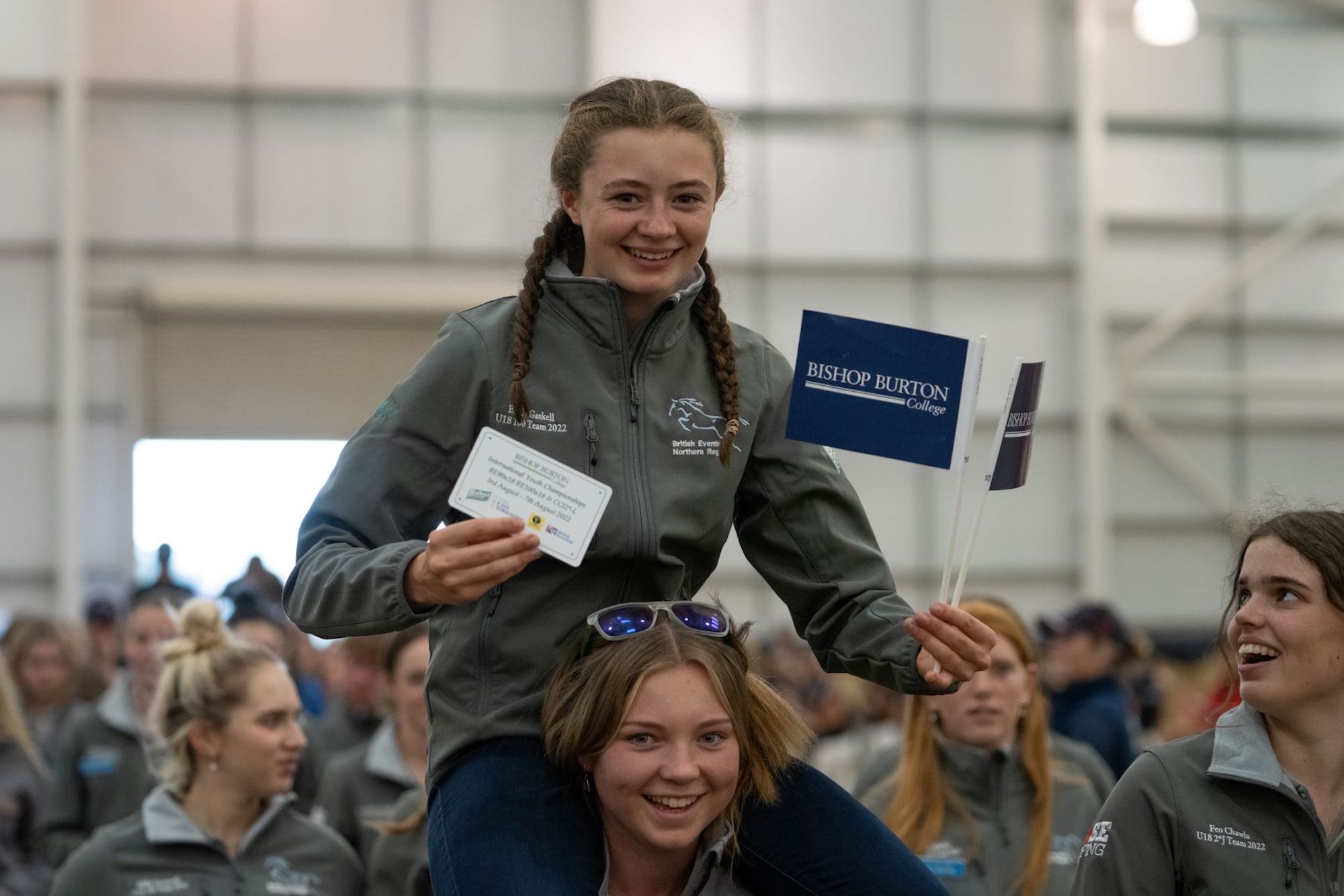 Talented young riders gather for Opening Ceremony of British Eventing ...