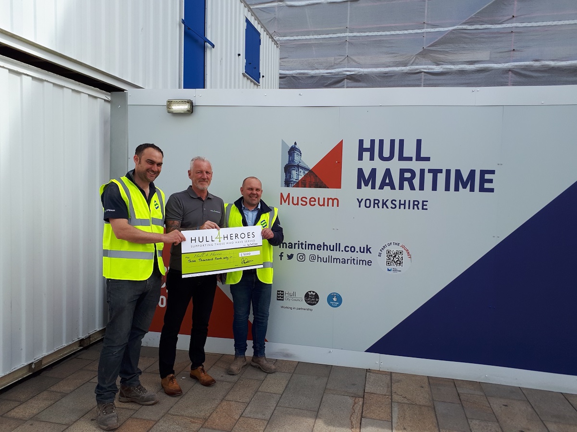 Two local charities receive donations from Maritime Museum's scrap metal