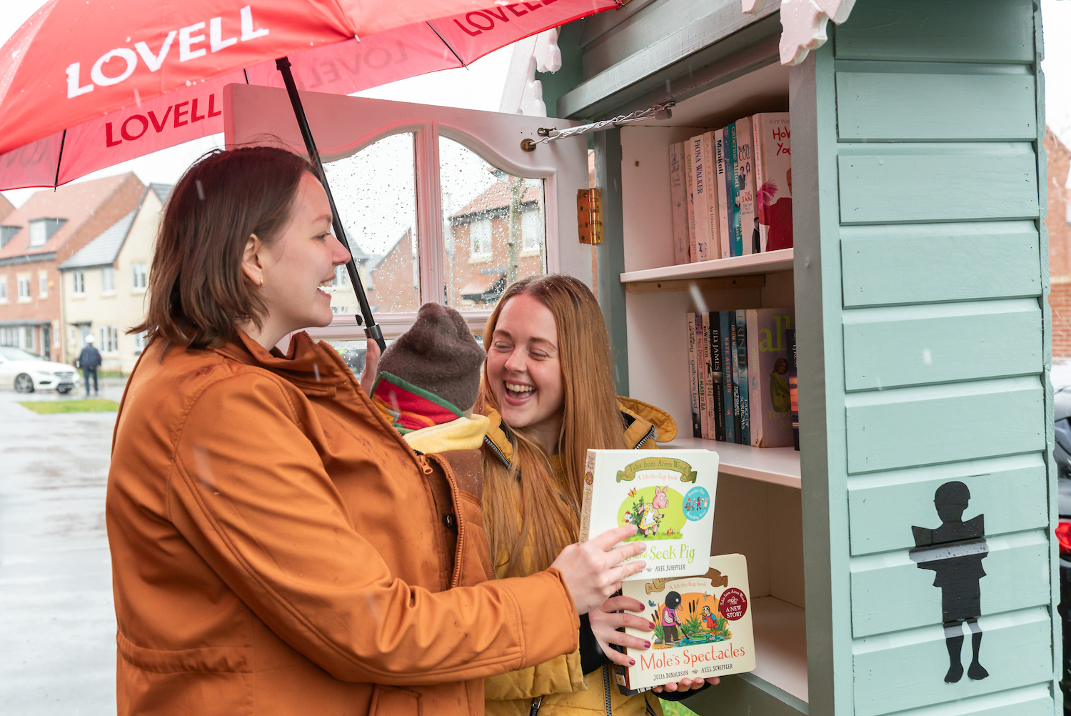 Sample Library Howdens Lovell Homes opens mini library in Howden